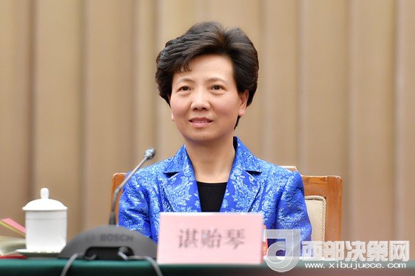 全國人大代表、貴州省委副書記、省長諶貽琴發(fā)言