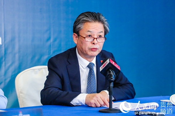 中國-東盟中心秘書長陳德海。吳少飛 攝